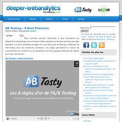» AB Testing : 8 Best Practices