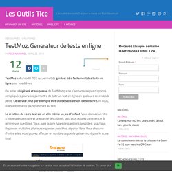 Générateur de tests en ligne