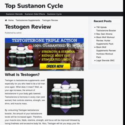 Testogen Review - Does Amazon, GNC or Walmart Sell It?