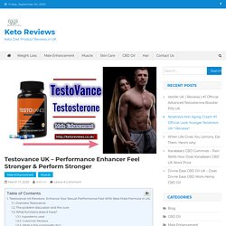 Testovance UK - Performance Enhancer Feel Stronger & Perform Stronger