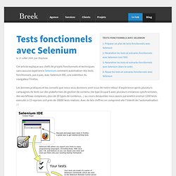 Selenium : guide pratique pour réaliser des tests fonctionnels › Le lab