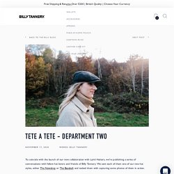 Tete A Tete - Department Two – Billy Tannery