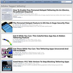 Tethering Articles - AppAdvice iPhone/iPad News