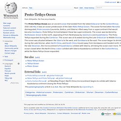 Proto-Tethys Ocean