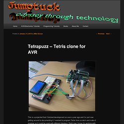Tetrapuzz – Tetris clone for AVR