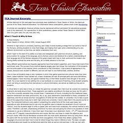 Texas Classical Association