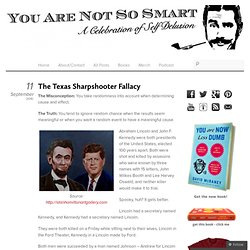 The Texas Sharpshooter Fallacy