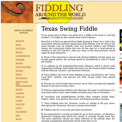 Texas Swing Fiddle