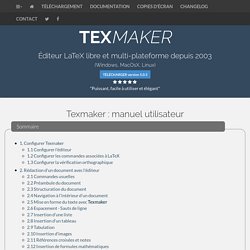 Texmaker (free cross-platform latex editor)