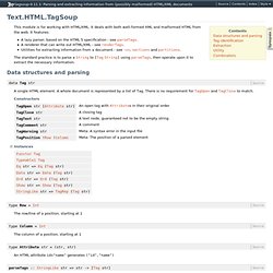 Text.HTML.TagSoup