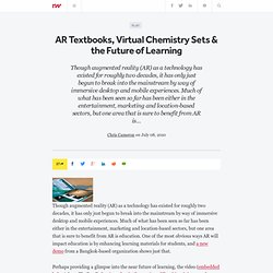 AR Textbooks, Virtual Chemistry Sets & the Future of Learning