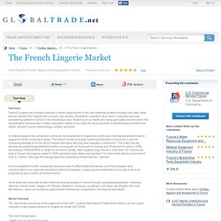 The French Lingerie Market - Textiles, Apparel, Leather, Footwear, Accessories in France - GlobalTrade.net