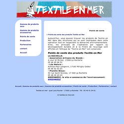 Textiles en mer - La Rochelle
