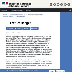 Textiles usagés