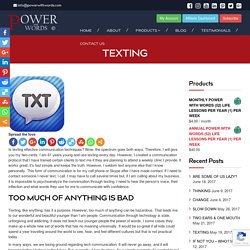 POWER with WORDS : POWER with WORDS