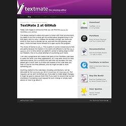 TextMate 2 at GitHub - Aurora