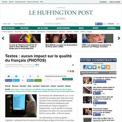 Textos : aucun impact sur la qualité du français