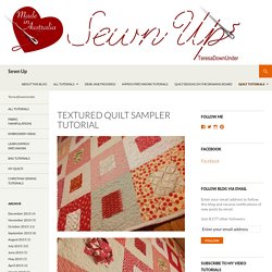 Textura quilt sampler tutorial