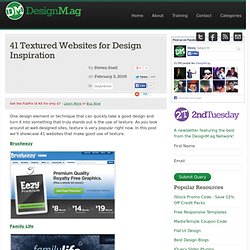 41 Textured Websites for Design Inspiration - Web Design Blog – DesignM.ag