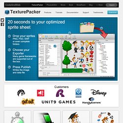 TexturePacker - Create Sprite Sheets for your game!