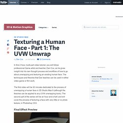 Texturing a Human Face – Day 1: the UVW Unwrap