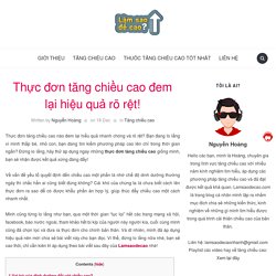 Thực đơn tăng chiều cao trong 7 ngày hiệu quả nhất