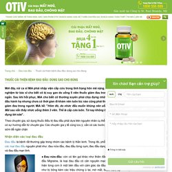 Thận trọng khi dùng thuốc trị đau đầu - OTiV