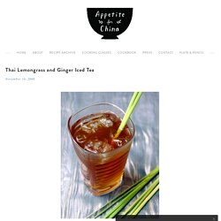 Thai Lemongrass and Ginger Iced Tea