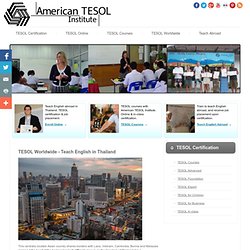 American TESOL Training with Job Placement