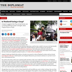 Is Thailand Facing a Coup?