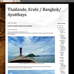 Koh Kai/ Chicken island and Tup island