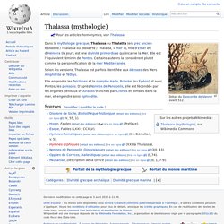 Thalassa (mythologie)