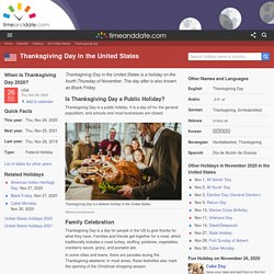 Thanksgiving Day in United States