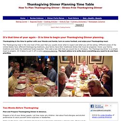 Thanksgiving Dinner Planning, How To Plan Thanksgiving Dinner, Thanksgiving Dinner Menu, Thanksgiving Dinner Hints, Thanksgiving Recipes, Stress Free Thanksgiving