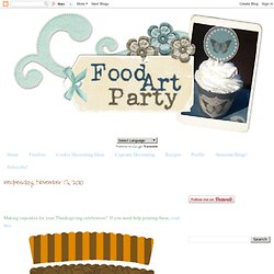 Food Art Party: Free Thanksgiving Printable Cupcake Wrappers