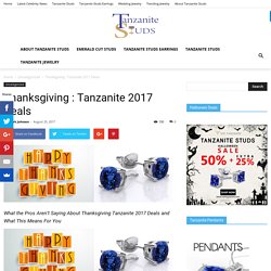 Thanksgiving : Tanzanite 2017 Deals - Tanzanite Studs
