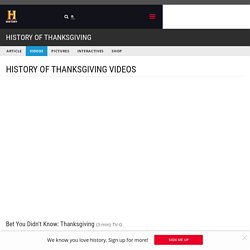 Bet You Didn't Know: Thanksgiving Video - History of Thanksgiving