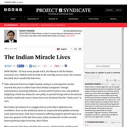"The Indian Miracle Lives" by Shashi Tharoor