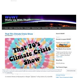 That 70’s Climate Crisis Show