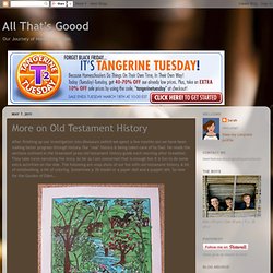 More on Old Testament History