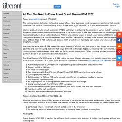 All That You Need to Know About Grand Stream UCM 6202