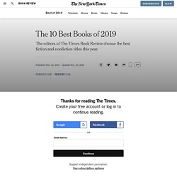 The 10 Best Books of 2019
