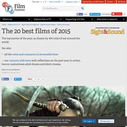 The 20 best films of 2015
