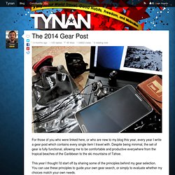 The 2014 Gear Post
