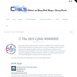 The 2015 Cybils WINNERS!