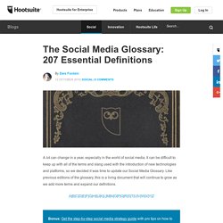 The 2015 Social Media Glossary