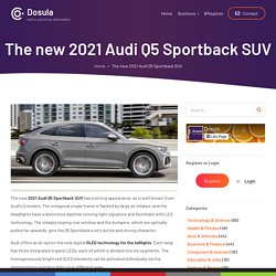 The new 2021 Audi Q5 Sportback SUV