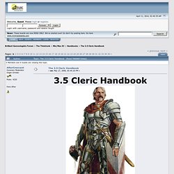 The 3.5 Cleric Handbook