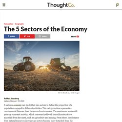 *****The 5 Sectors of the Economy