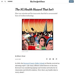 NYTimes The 5G Health Hazard That Isn’t